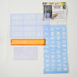 Alphanumeric Stencil Bundle