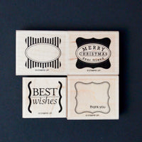 Card Stamps - Set of 4