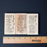 Quote Stamps - Set of 3