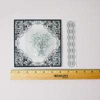 Floral Stamp + Embossing Folder Set