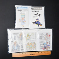 Art Impressions Birthday Hat, Wine Diva, Beach Babes, Cat Lady + Air Hag Stamp Sets