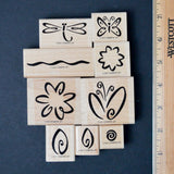 Stampin' Up! Two Step Stampin' Fresh Flowers Rubber Stamp Set
