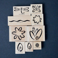 Stampin' Up! Two Step Stampin' Fresh Flowers Rubber Stamp Set