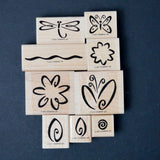 Stampin' Up! Two Step Stampin' Fresh Flowers Rubber Stamp Set