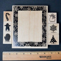 Stampin' Up! Holiday Frame Fun Rubber Stamp Set