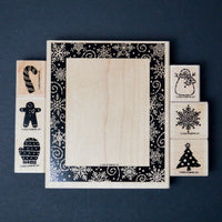 Stampin' Up! Holiday Frame Fun Rubber Stamp Set