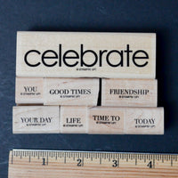 Stampin' Up! Celebrate Everything Rubber Stamp Set