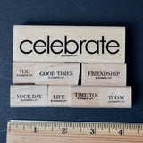 Stampin' Up! Celebrate Everything Rubber Stamp Set