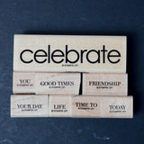 Stampin' Up! Celebrate Everything Rubber Stamp Set