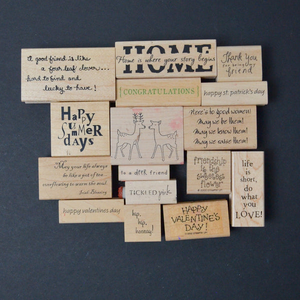 Card Stamps - Set of 16 Default TItle
