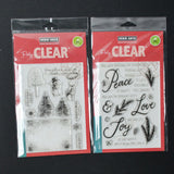 Hero Arts Poly Clear Christmas Stamp Sets - Bundle of 2
