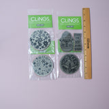 Hero Arts Clings Winter + Holiday Large Cling Stamps - Bundle of 4