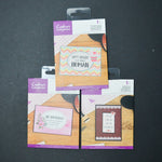 Crafter's Companion Clear Acrylic Greeting Card Stamps - Set of 3