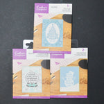Christmas Crafter's Companion Clear Acrylic Stamps - Set of 3