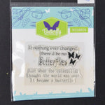Butterfly Clear Acrylic Stamps
