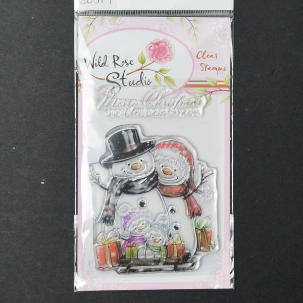 Wild Rose Studio Snowman Clear Stamps