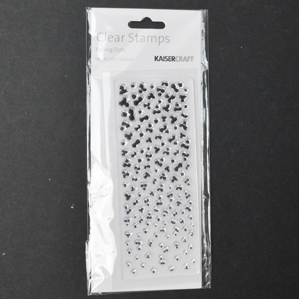 Kaiser Crafts Fading Dots Clear Acrylic Stamp