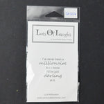 Lots of Laughs Millionaire Rubber Stamp