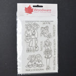 Woodware Craft Collection Friendship Clear Acrylic Stamps
