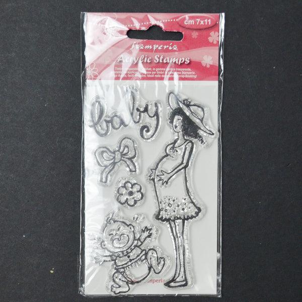 Baby Themed Clear Acrylic Stamps