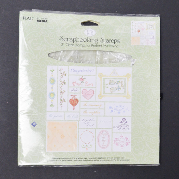 Scrapbooking Clear Acrylic Stamp Bundle