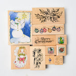 Christmas Rubber Stamps - Bundle of 11