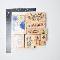 Christmas Rubber Stamps - Bundle of 11