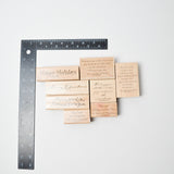 Stampin' Up! Season's Greetings Rubber Stamps - Set of 8