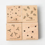 Stampin' Up! Background Basics Rubber Stamps - Set of 4