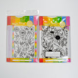 Waffle Flower Floral Clear Stamp + Die Sets