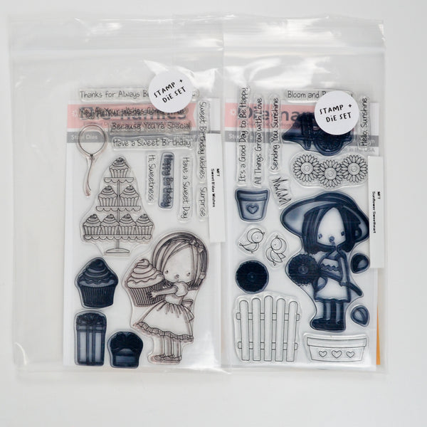 My Favorite Things Sweet Birthday Wishes + Sunflower Sweetheart Stamp and Die Sets