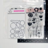 My Favorite Things Rustic Wildflowers + Sketched Blooms 1 & 2 Stamp and Die Sets