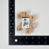 Plain + Ivysnow People Stamps - Set of 8