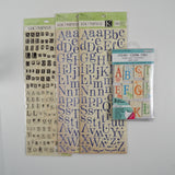 Alphabet Sticker Bundle