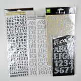 Sparkly Alphabet Sticker Bundle