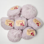 Pastel Purple Thistledown Glittery Alpaca Blend Yarn - 7 Balls