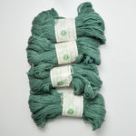 Green Heathertone Wonoco Yarns Wool Yarn - 4 Skeins