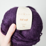 Dark Purple Rowan Kid Soft Yarn - 4 Balls