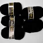 Black Papagena Alpaca + Acrylic Blend Yarn - 5 Skeins