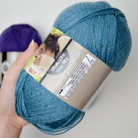 Blue + Purple Loops + Threads Woolike Acrylic Yarn - 3 Skeins