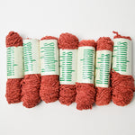 Burnt Orange Reynolds Velourette Yarn  - 7 Skeins