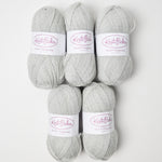Gray Knit Picks Stroll Fingering Superwash Merino Wool + Nylon Yarn - 5 Skeins