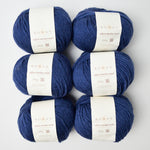 Navy Blue Rowan Softest Merino Wool Yarn - 6 Balls