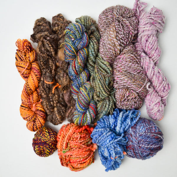 Multicolor Textured Yarn Bundle