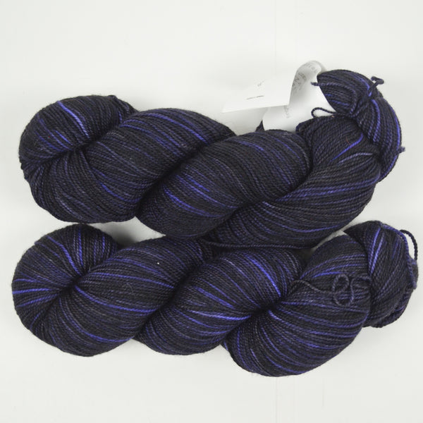 Black + Blue Madeline Tosh Tosh Sock Merino Wool Yarn - 2 Skeins