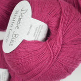 Magenta Debbie Bliss Rialto Lace Merino Wool Yarn - 4 Skeins