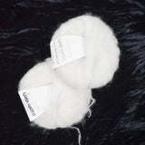 White Lana Gatto Silk Mohair Lux Yarn - 2 Skeins