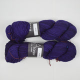 Dark Purple Madeline Tosh DK Twist Merino Wool Yarn - 2 Skeins