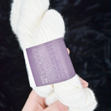 White Ella Rae Cozy Alpaca Acrylic + Alpaca Yarn