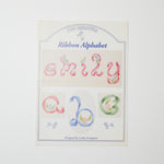 Just Cross Stitch Ribbon Alphabet Pattern Booklet Default Title
